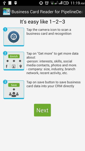 Imagen 0 para Business Card Reader for …