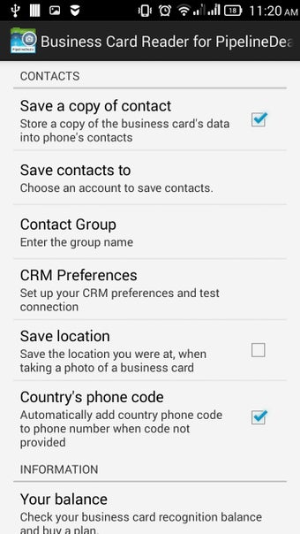 Imagen 4 para Business Card Reader for …