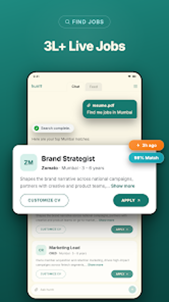 Image 0 for huntt  AI Job Search