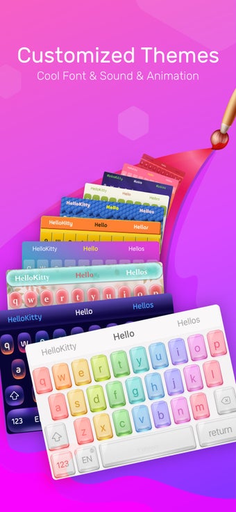 Imagen 2 para Typany Keyboard - Cool Fo…