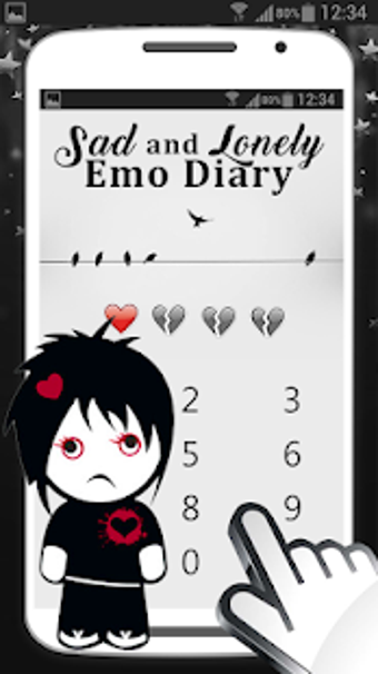 Imagen 2 para Sad and Lonely Emo Diary …