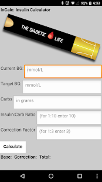 Image 0 for InCalc: Insulin Calculato…