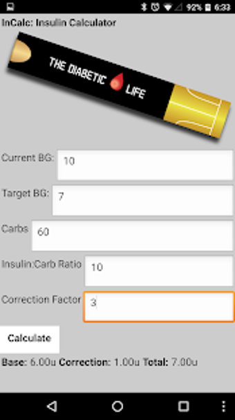 Image 0 for InCalc: Insulin Calculato…