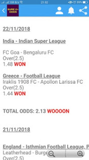 Image 1 for SURE 2+ ODDS VIP