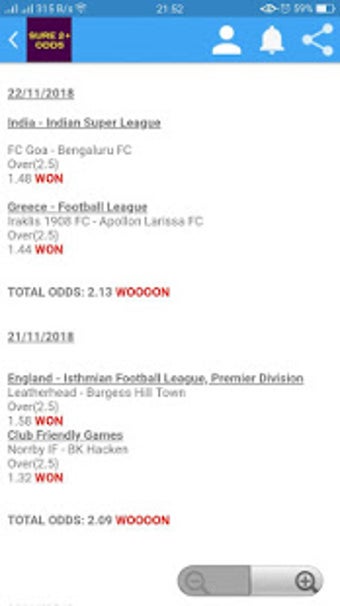Image 1 for SURE 2+ ODDS VIP