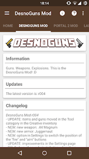Image 2 for Desno365's MCPE Mods