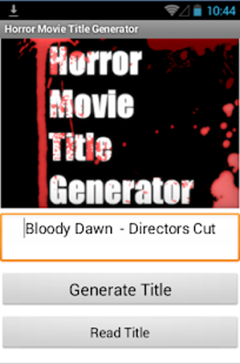 Imagen 3 para Horror Movie Title Genera…