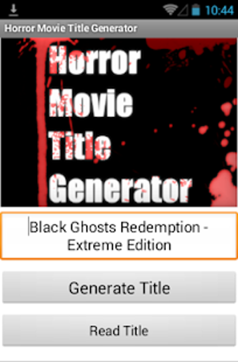 Imagen 1 para Horror Movie Title Genera…