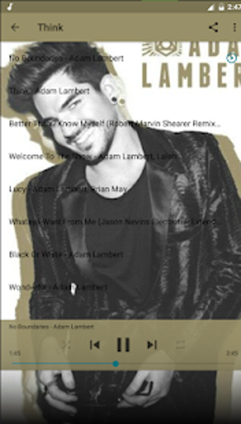 Image 1 for Adam Lambert Free Album O…