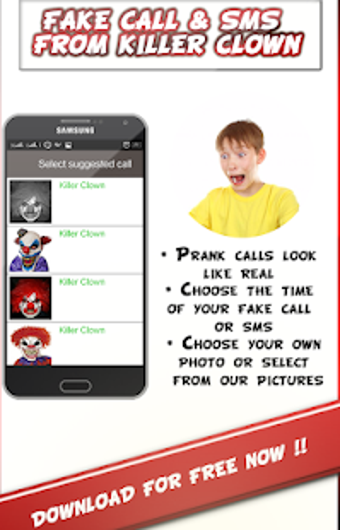 Image 0 for Best Killer Clown Fake Ca…