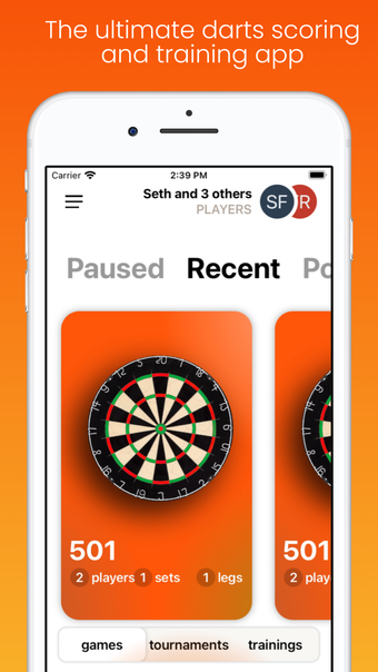 Image 0 for Dart Scores