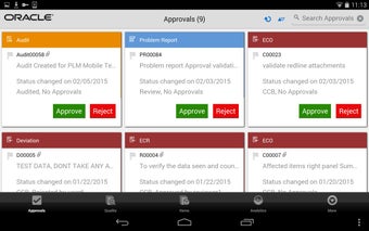 Imagen 1 para Oracle PLM Mobile