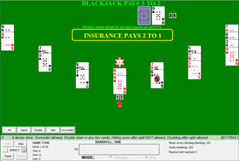 Imagen 1 para Blackjack Simulator