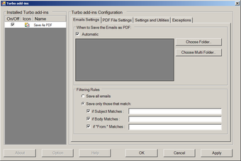 Image 0 for TurboAddIn for Outlook Sa…
