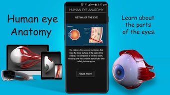 Image 2 for Human eye anatomy 3D