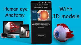 Imagen 0 para Human eye anatomy 3D
