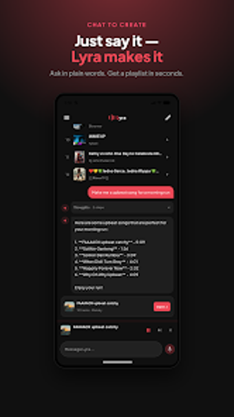 Imagen 0 para Lyra: AI Music Chat  Lyri…