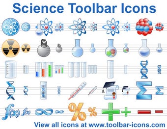 Image 0 for Science Toolbar Icon Set