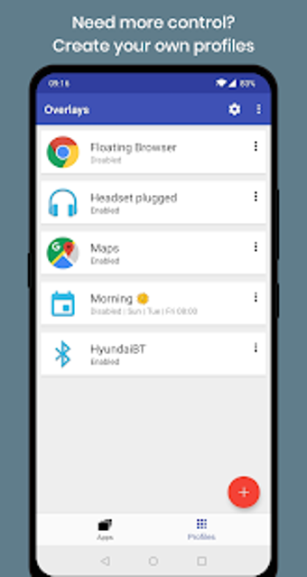 Imagen 1 para Overlays: Floating Apps M…