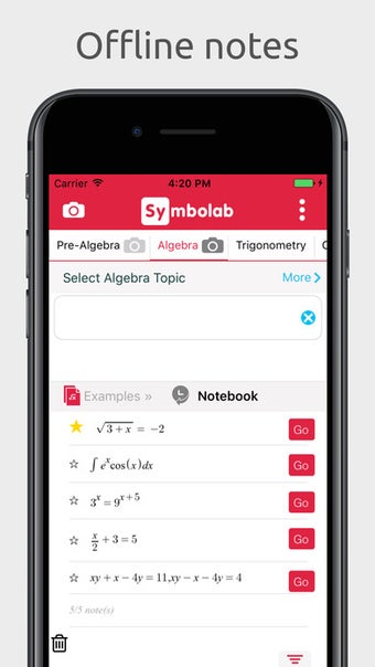 Image 0 for Symbolab - Calculator wit…