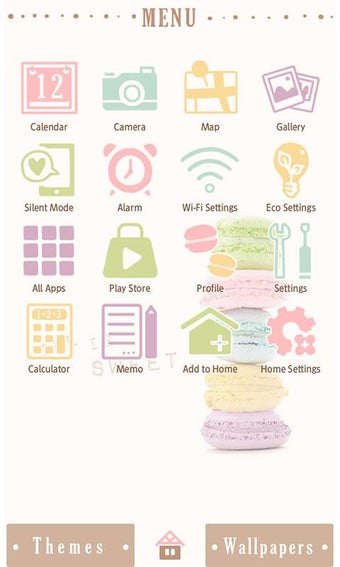 Imagen 3 para icon & wallpaper-Macarons…