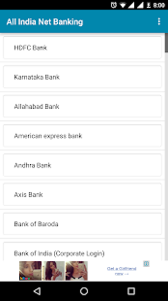 Image 0 for Net Banking of All Banks …