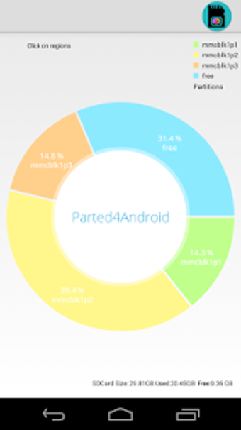 Image 3 for Parted4Android (SD Partit…