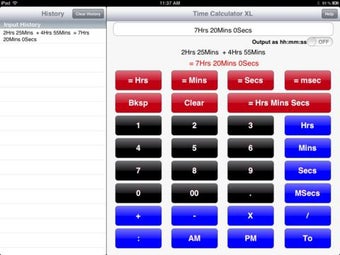 Image 0 for Time Calculator XL
