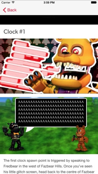 Image 0 for Cheats for FNAF World - U…