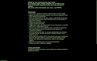 Image 0 for FocusWrite