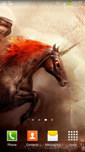 Imagen 4 para Unicorn Live Wallpaper