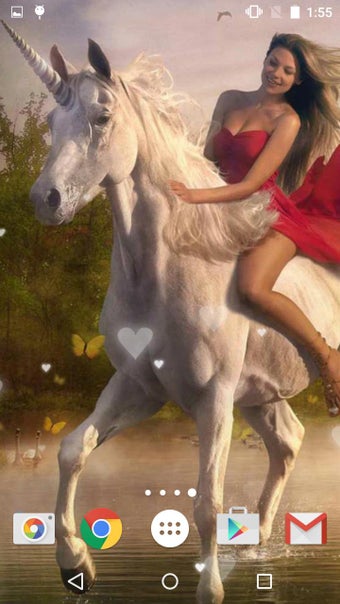 Imagen 8 para Unicorn Live Wallpaper