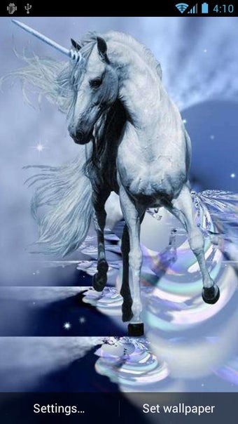 Imagen 6 para Unicorn Live Wallpaper