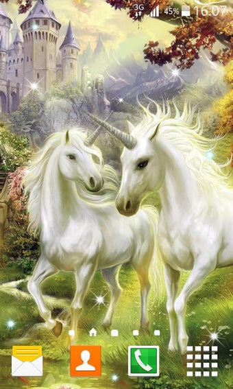 Imagen 12 para Unicorn Live Wallpaper