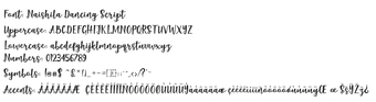Image 0 for Naishila Dancing Script