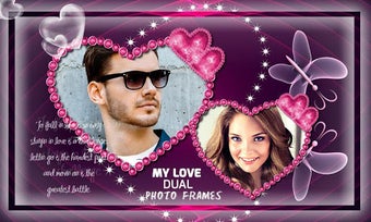 Image 1 for Couple Love Dual Photo Fr…