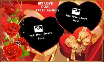 Image 3 for Couple Love Dual Photo Fr…