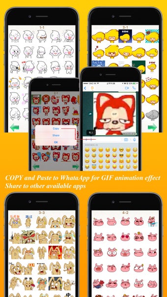 Imagen 1 para Gif Stickers for WhatsApp
