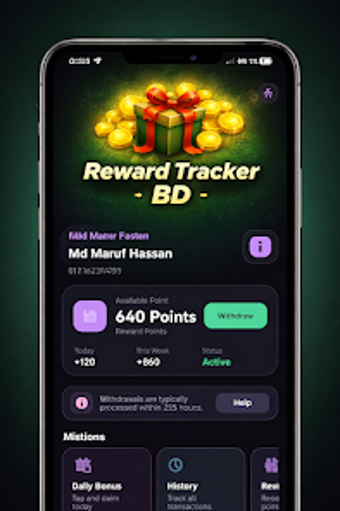 Image 0 for Reward Tracker BD