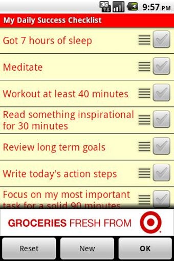 Imagen 1 para My Daily Success Checklis…