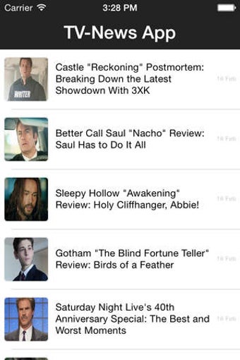 Image 0 for TV News App