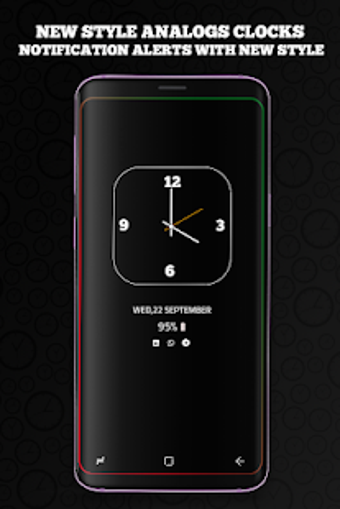 Image 2 for Amoled Photo Clock Wallpa…