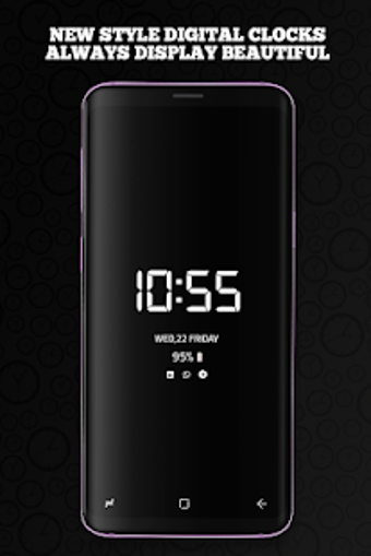 Image 3 for Amoled Photo Clock Wallpa…