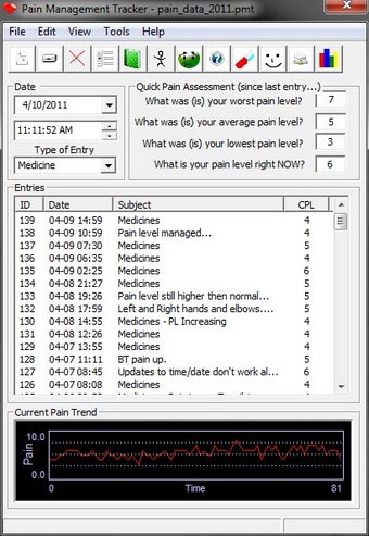 Image 0 for Pain Management Tracker