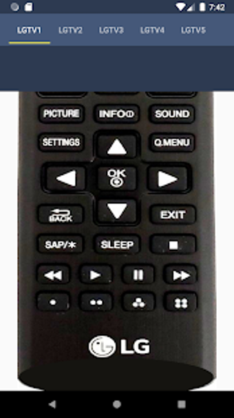 Imagen 2 para LG TV Remote