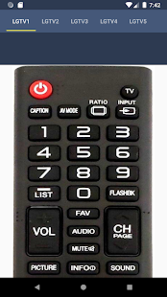 Imagen 1 para LG TV Remote
