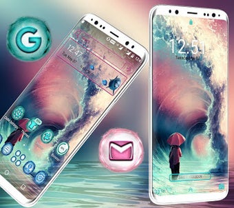 Imagen 2 para Sea Wave Launcher Theme
