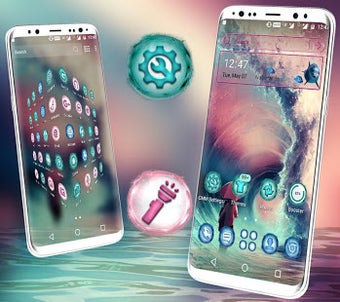 Imagen 3 para Sea Wave Launcher Theme