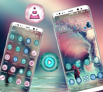 Imagen 1 para Sea Wave Launcher Theme