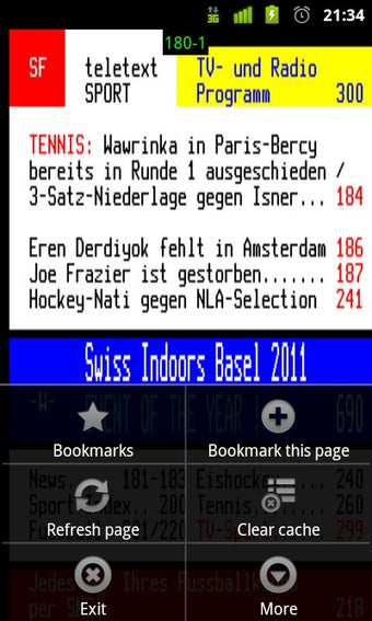Image 3 for Teletext for Switzerland